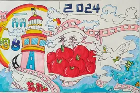 绘画：美丽烟台｜烟台中小学生“才艺秀”作品选登图片