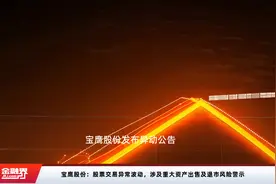 宝鹰股份：股票交易异常波动，涉及重大资产出售及退市风险警示视频封面