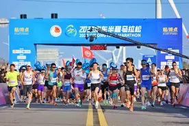 4500余名选手竞跑“最美赛道”，2023启东半程马拉松激情开跑图片