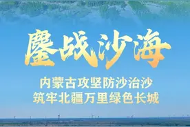 鏖战沙海——内蒙古攻坚防沙治沙筑牢北疆万里绿色长城图片