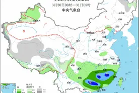 未来十天江南华南将进入多雨期图片