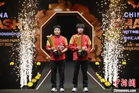 WTT中国大满贯赛：王楚钦/梁靖崑男双夺冠 陈幸同/钱天一女双捧杯图片