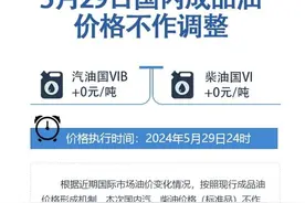 本轮油价不调整图片