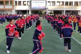 “阳光大课间 活力满校园”——金寨县明强小学举行第五届阳光大课间比赛图片