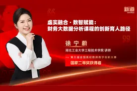 湖北工业大学工程技术学院教师徐宁蔚：虚实融合·数智赋能，财务大数据分析课程的创新育人路径图片