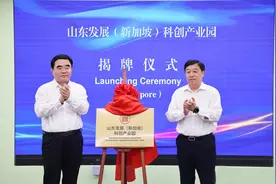 山东发展（新加坡）科创产业园揭牌  助力中新科技合作图片