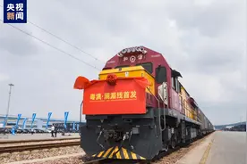 “粤滇·澜湄线”国际货运班列暨中老泰国际货物列车正式开行图片