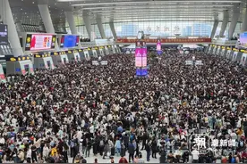 最新，杭州东站列车因地震晚点碰上清明出行，目前正逐步恢复图片