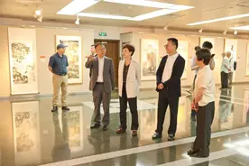 九旬林曦明汪观清领衔，上海市文史研究馆馆员书画展出图片