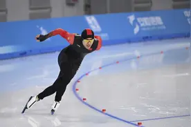 （亚冬会）速度滑冰——宁忠岩获得男子1500米冠军图片
