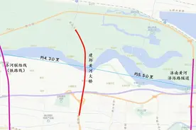 车道瘦身、增设逆向可变车道……济南建邦黄河大桥南端交通优化提升图片