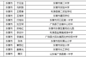 东营13名教师上榜 第十一批山东省特级教师人选公示图片