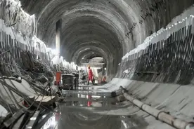 北京地铁17号线中段区间贯通图片