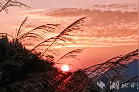 【寻美鹤峰】朝霞如锦缎图片