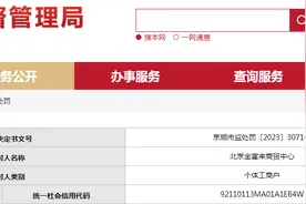 关于北京金富来商贸中心的行政处罚决定书  京顺市监处罚〔2023〕3071号图片