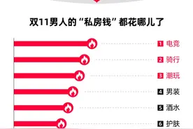 双11数据| 电竞、骑行、乐高……，男性消费者原来都花在了这里图片