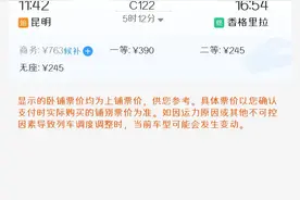 秒光！丽香铁路车票已开售！票价公布！图片