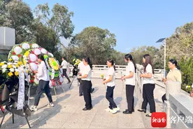 三亚崖州湾科技城大社区开展清明祭扫活动图片