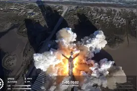 SpaceX星舰第七次试飞入轨失败，但再次完成“筷子夹火箭”回收图片