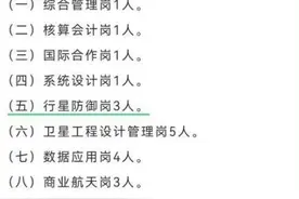 国家招聘“行星防御岗”！网友脑洞大开：这算保安吗？图片