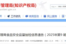 安徽省淮北市市场监督管理局食品安全监督抽检信息通告（2025年第9期-校园专项）图片