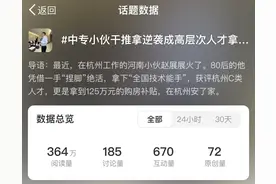 突然火了！80后的他中专学历，靠“捏脚”成高层次人才，获125万元买房补贴图片