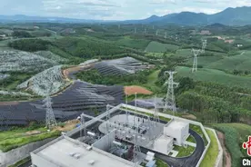 广西新投运一条绿电“高速” 助力新能源高效利用图片