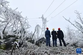 新春走基层丨广西：鏖战冰雪保供电图片