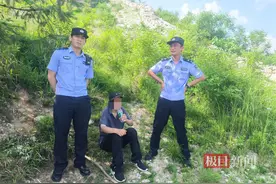 68岁老人独自爬山迷路，武汉黄陂警方烈日下紧急救援图片