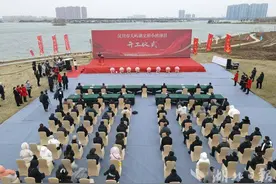 汉川：天屿湖文旅小镇项目开工仪式举行图片