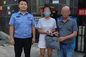 高三年级老师遗失电脑焦急报警求助，民警紧盯视频3小时帮她找回图片