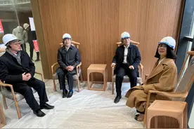 中国建研院党委书记、董事长许杰峰参加2025年日本大阪世博会中国馆建筑施工和展陈布展现场督导验收图片