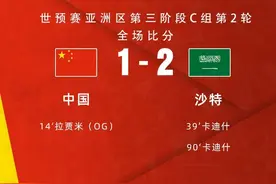 国足1-2不敌沙特遭两连败，主教练伊万遭质疑图片