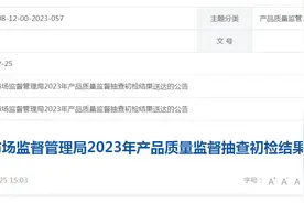 厦门市市场监督管理局2023年产品质量监督抽查初检结果送达的公告图片
