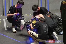 顶尖机器人赛事在武汉光谷开赛，32支大学生队伍上演现实版“机甲大战”图片