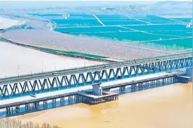 山东畅通跨黄通道，再起新桥图片