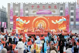 第九届亚冬会火炬传递活动成功举行图片
