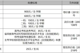 武汉市教育局最新公告：收费标准公布图片