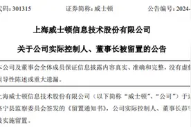 突发！董事长留置！图片