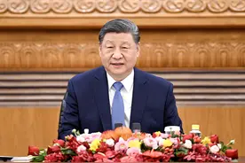 习近平会见国际工商界代表图片