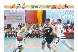 以篮球之名  展团结风采图片