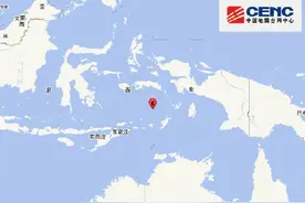 印尼班达海附近发生6.7级地震图片