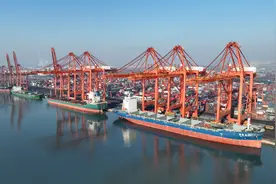 （经济）河北唐山港打造陆海联通国际物流大港图片