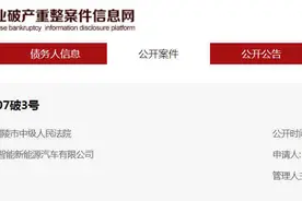 安徽奇点智能新能源汽车有限公司破产清算图片