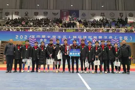 中国大学生五人制足球联赛（男子组北区）在宁夏平罗完赛 同济大学队夺冠图片