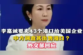 李嘉诚要卖43个港口给美国企业 中方调查其出售港口？ 外交部回应图片