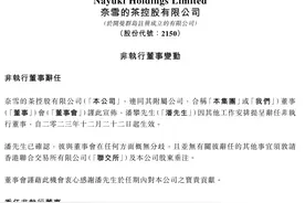 奈雪的茶：早期投资人潘攀辞任非执行董事，接任者同属于天图投资图片