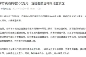 多企业驰援西藏：捐款捐物，字节跳动上线灾害寻人功能图片