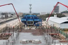 粤东城际铁路首个高架站房主体结构封顶！全线设31座车站图片