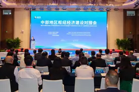 总金额403.5亿元，46个合作项目初步达成，中部地区枢纽经济建设对接会举行图片